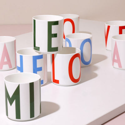 XL Vintage ABC cups