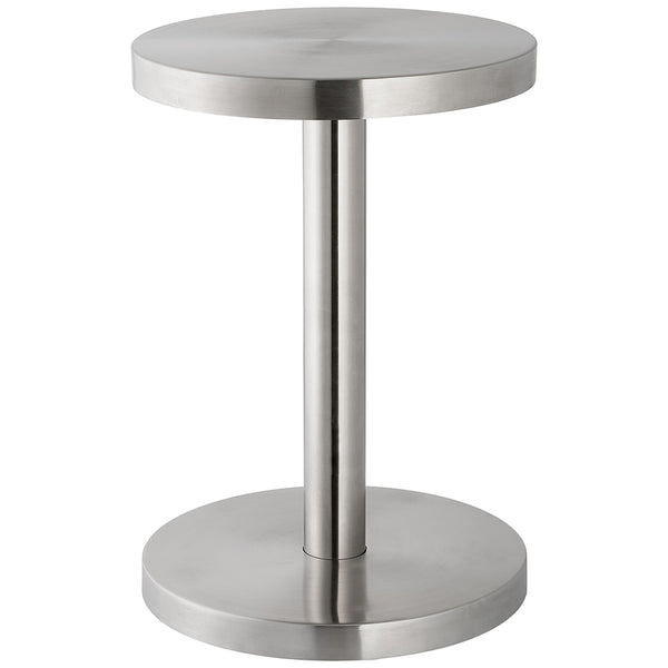 STORD Stool & Side Table – Small 45 cm, Stainless Steel