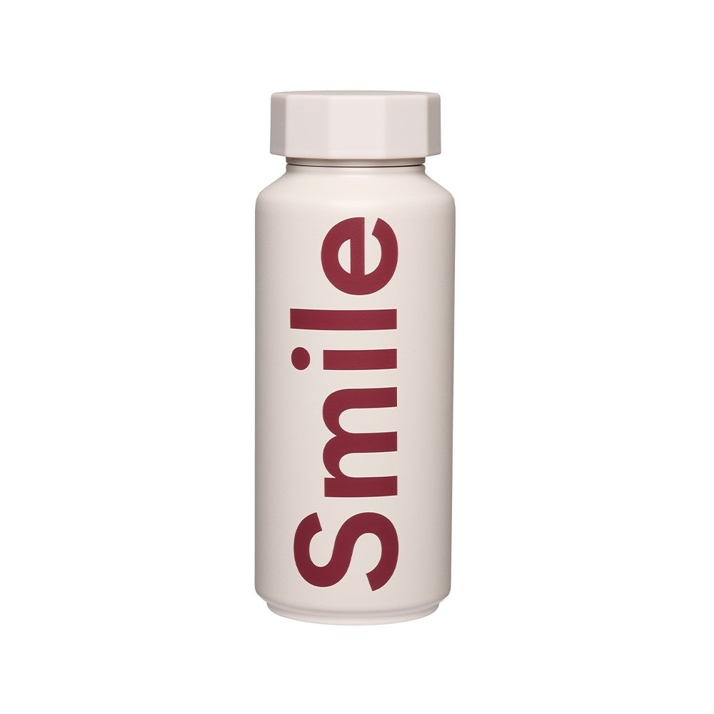 Thermo/Insulated Bottle Special Edition - pale beige smile