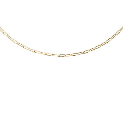 Square link chain (18K Gold-plated)