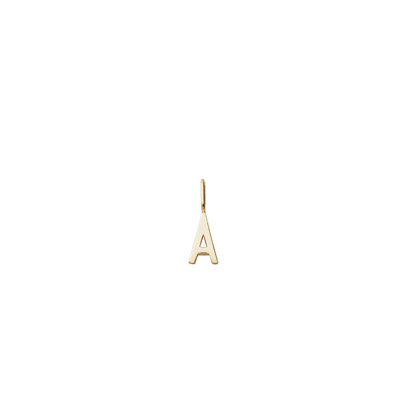 Archetype charm 6mm Gold plated A-Z