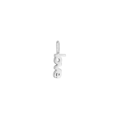 Vocabulary charm, silver