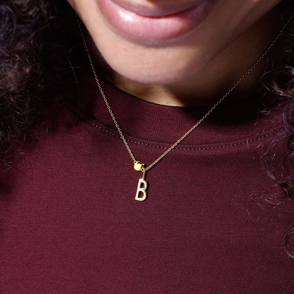 When life gives you lemons. Necklace, gold plated