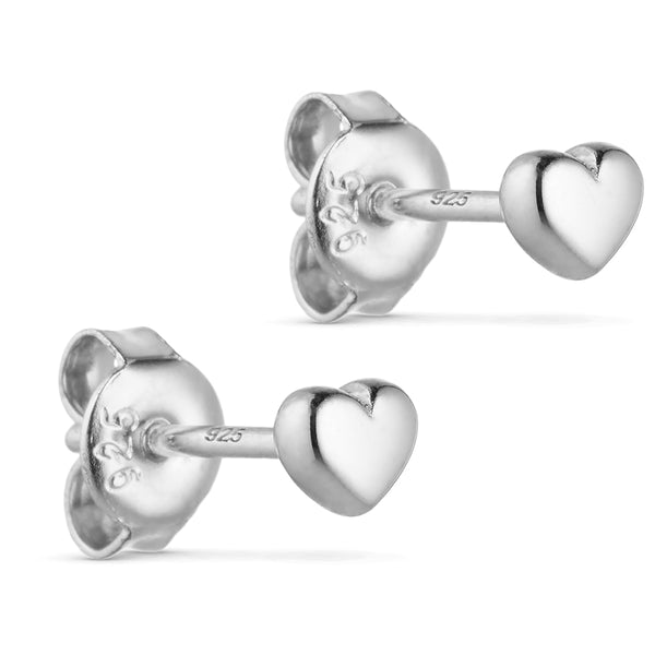 Little Big Love Earstuds (set of 2 pcs) - Silver