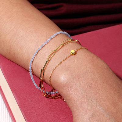 When life gives you lemons. Bracelet, gold plated