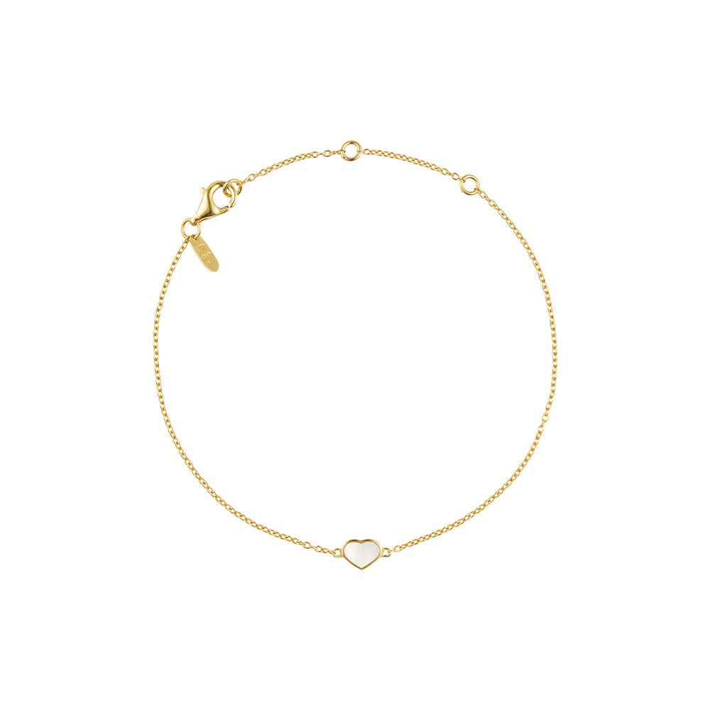 Pearl Little Big Love bracelet, gold plated