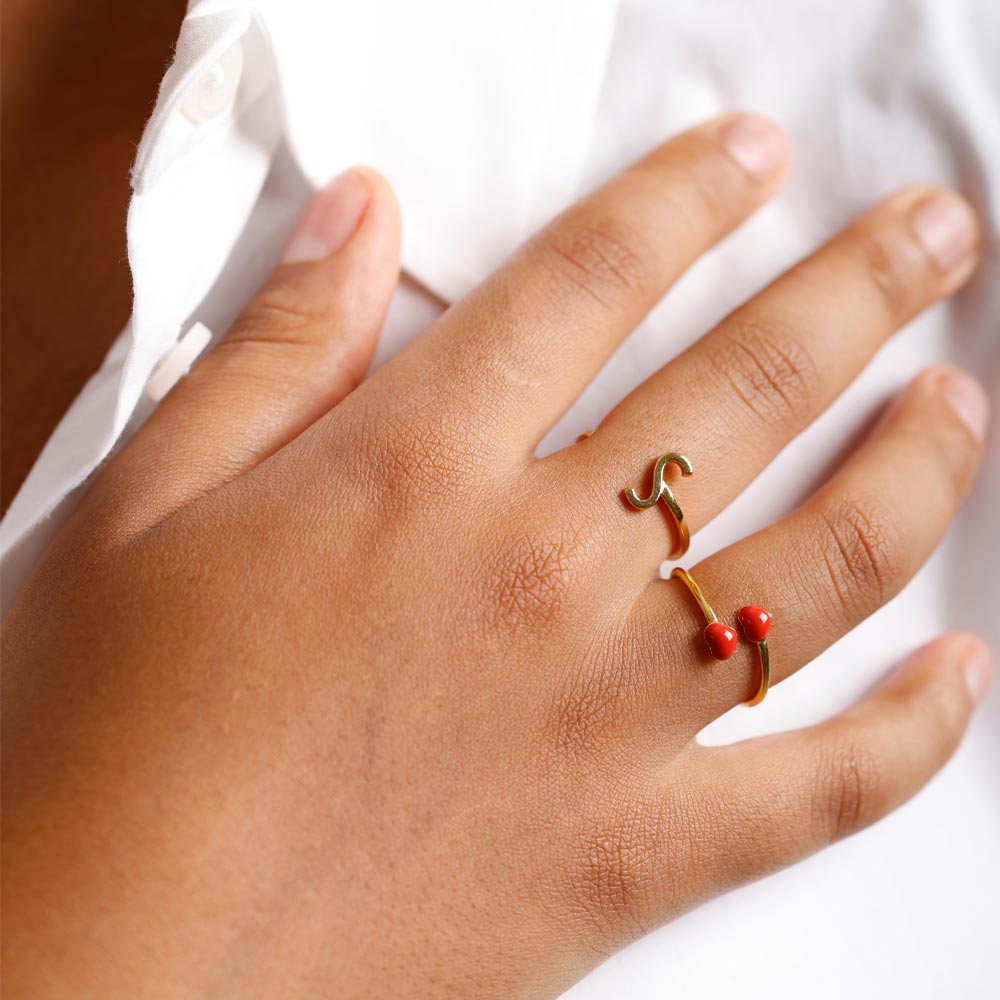 Little Big Love Ring - Goldplated