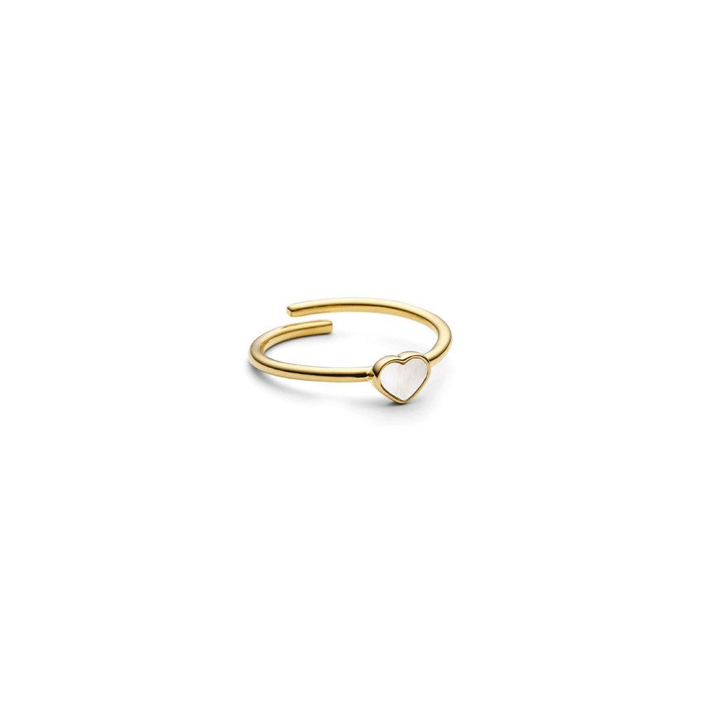 Pearl Little Big Love ring, gold plated