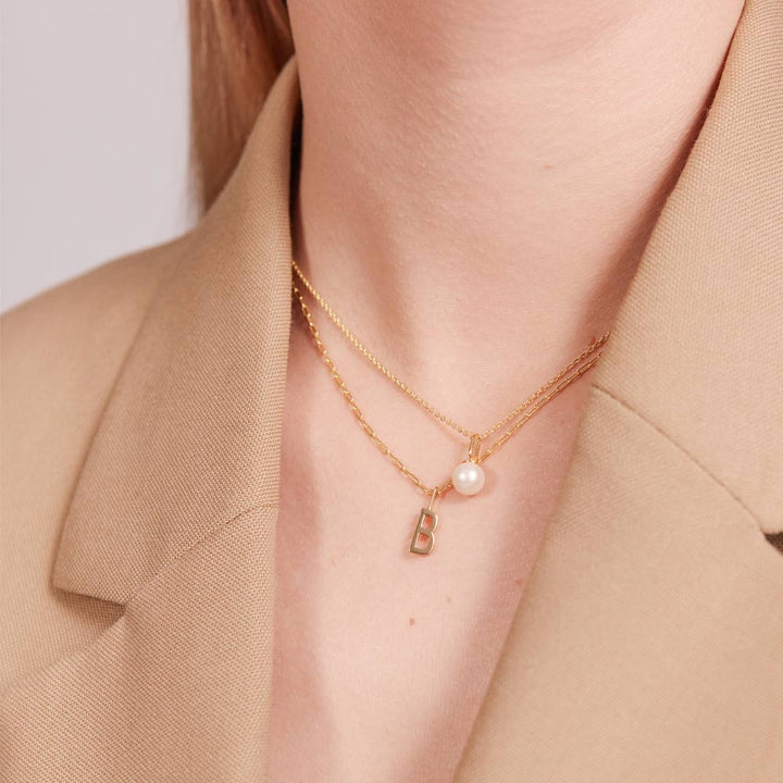 Pearl Monica Vinader Gold Pendant Monica Vinader X Amy Powney
