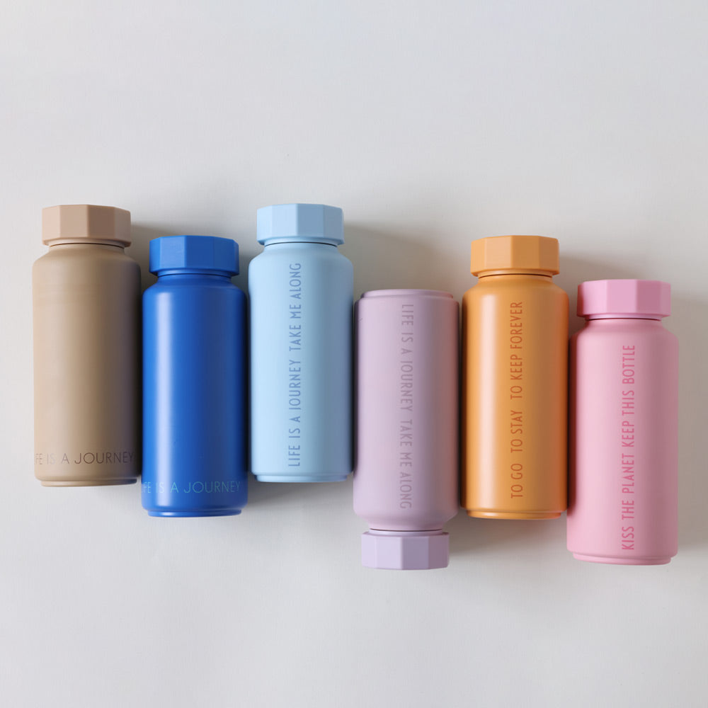 Insulated bottles Tone-on-tone - cobalt blue