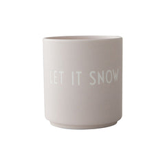 Favourite cups - Christmas - pastel let it snow