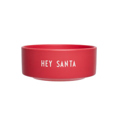 Porcelain Snack Bowl - hey santa