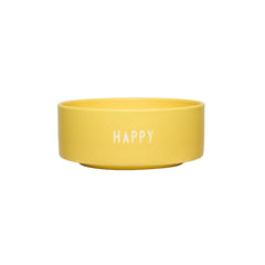 Porcelain Snack Bowl - happy