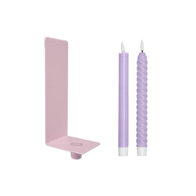 Cosy Up Wall Candle Holder Set Lavender