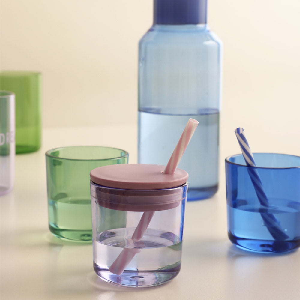 Kids coloured Eco drinking glass (set of 2 pcs)