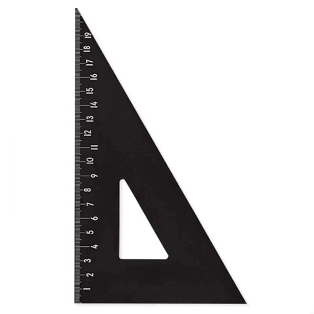 Alu triangular ruler – Design Letters EUR