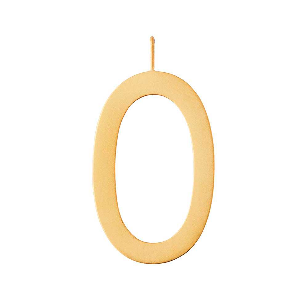 Letter 30mm for initial necklace (18K Gold-plated)