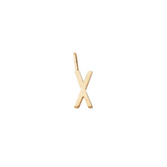 10mm Gold Letter Charm – Initial Necklace Pendant A–Z (18ct gold plated)