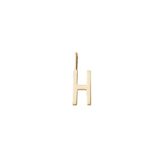 10mm Gold Letter Charm – Initial Necklace Pendant A–Z (18ct gold plated)