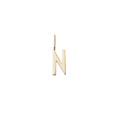 10mm Gold Letter Charm – Initial Necklace Pendant A–Z (18ct gold plated)