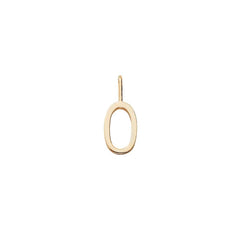 10mm Gold Letter Charm – Initial Necklace Pendant A–Z (18ct gold plated)