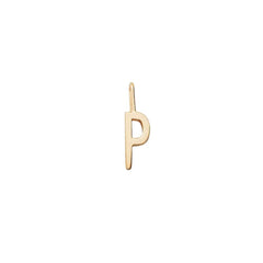 10mm Gold Letter Charm – Initial Necklace Pendant A–Z (18ct gold plated)
