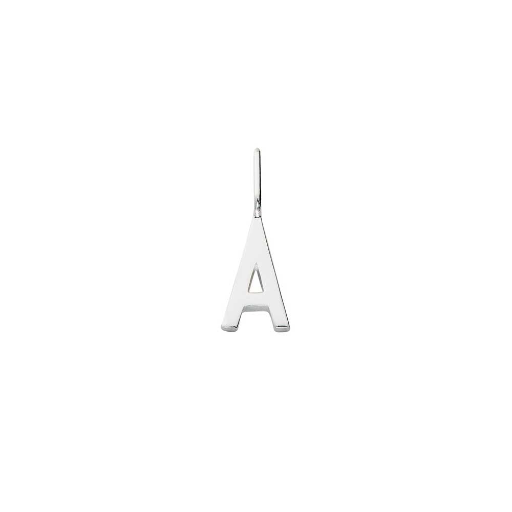 Letter 10mm for initial necklace A-Z (Silver)