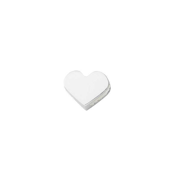 Enamel Icon Charm Heart (Silver)
