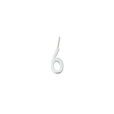 Lucky numbers 10mm (Silver)