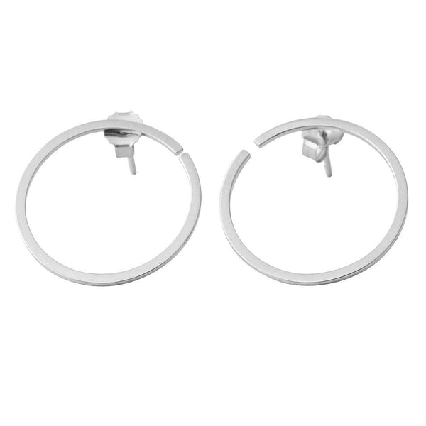 Earring Hoops 24 mm (Silver)