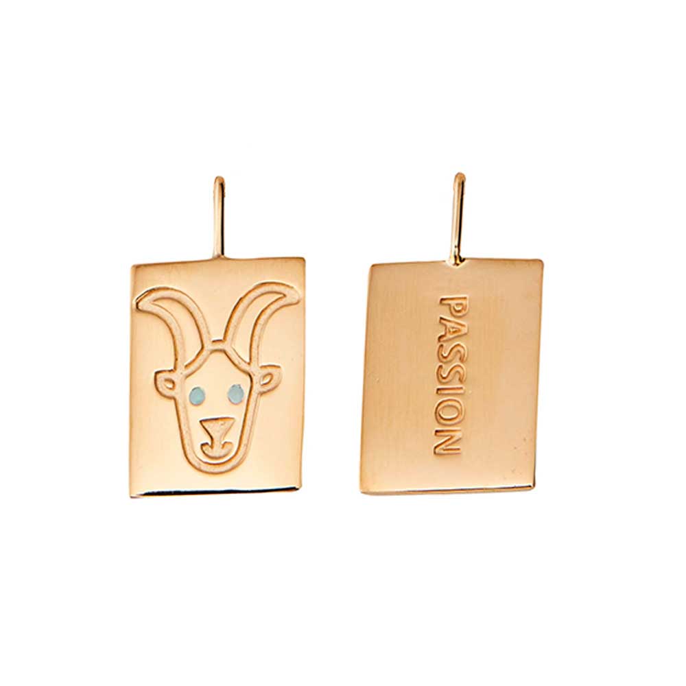 Zodiac signs (18K gold-plated)