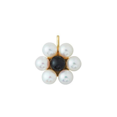 MyFlower Charm 16mm (Pearls/18K gold-plated)