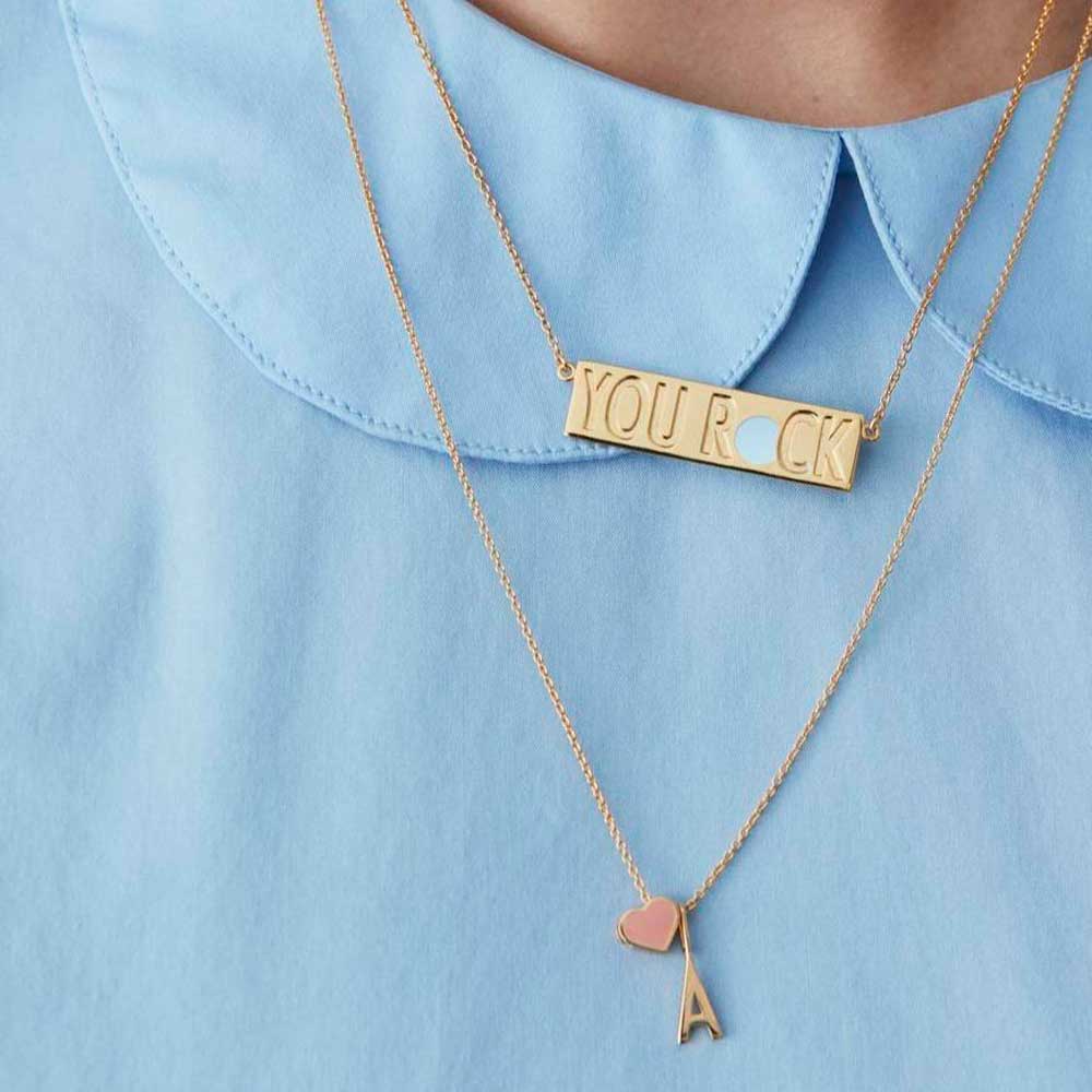 Life Story You Rock Tag (18K gold-plated)