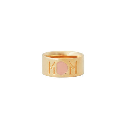 MOM Ring (18K Gold-plated)