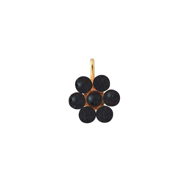 MyFlower Charm Monochrome 10mm (18K gold-plated)