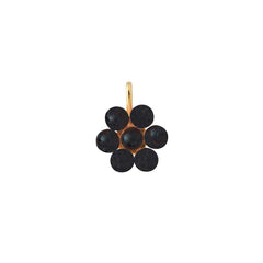 MyFlower Charm Monochrome 10mm (18K gold-plated)