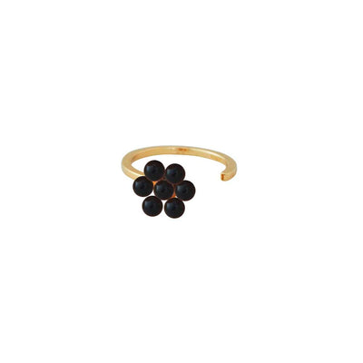MyFlower Ring Monochrome 10mm (18K gold-plated)