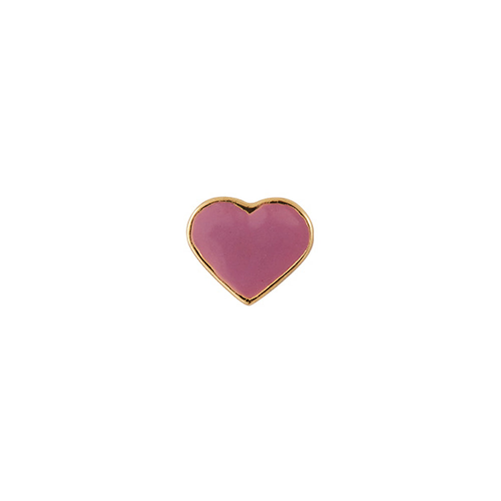 Enamel Icon Charm Heart (Gold Plated)