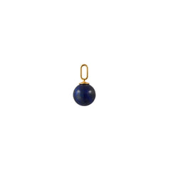 Stone Drop Charm 8mm (18k Gold-plated)