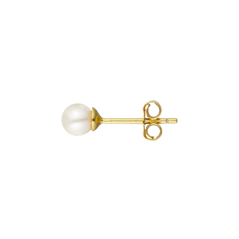 Pearl Stud 5mm Gold Plated