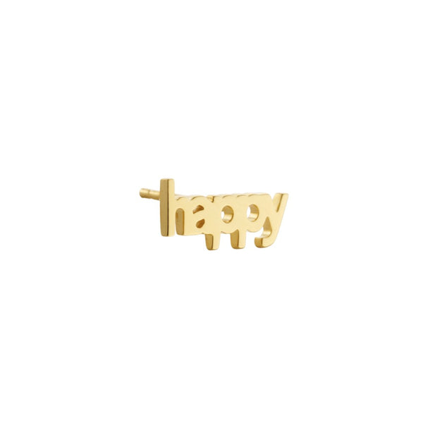 Vocabulary Stud - Goldplated (1 pcs)