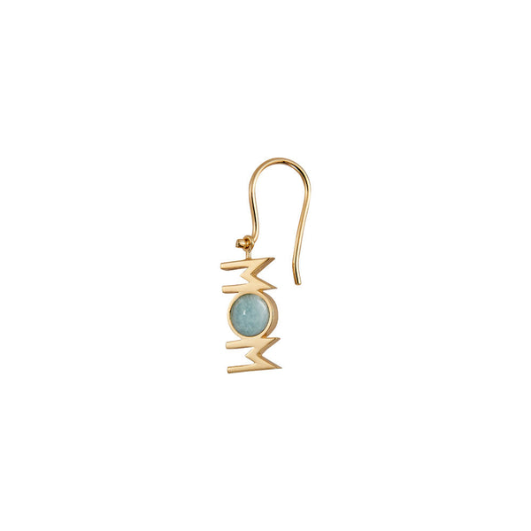 Great MOM Ear hanger (18K Gold-plated)