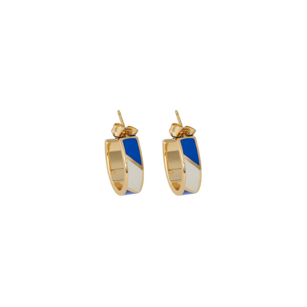 Striped Candy Earrings 16mm (set of 2 pcs)