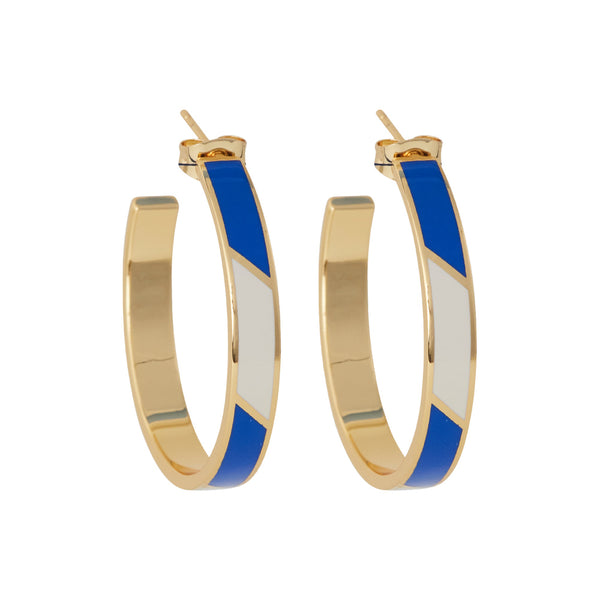 Striped Candy Earrings 35mm (set of 2 pcs)