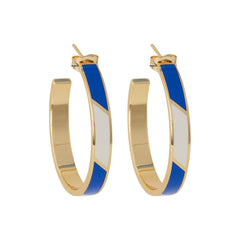 Striped Candy Earrings 35mm (set of 2 pcs)