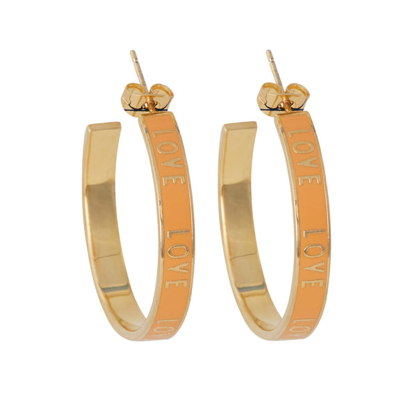 Word Candy Earrings 35mm (set of 2 pcs)