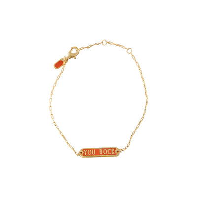 Word Candy Tag Bracelet