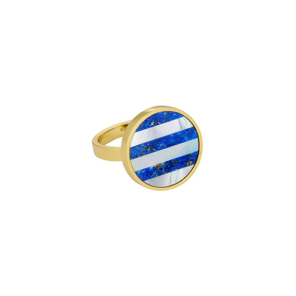 Gemstone Lollipop ring 17mm