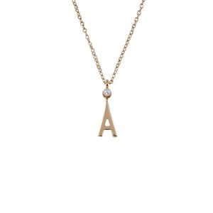 Pure gold personal necklace (14K Gold)