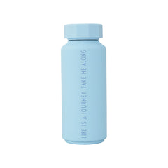 Insulated bottles Tone-on-tone - light blue